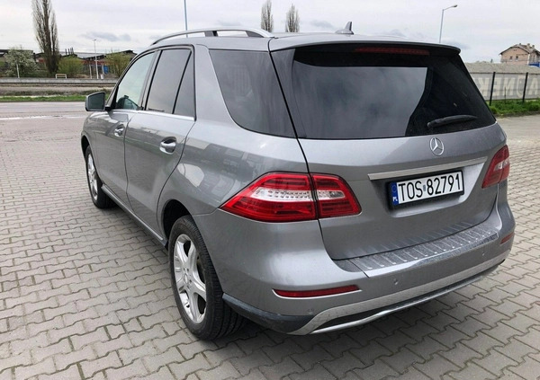 Mercedes-Benz ML cena 84900 przebieg: 160000, rok produkcji 2013 z Żywiec małe 67